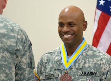 Ugandan National, LTC Joseph D’costa, A US Army Commander of 1st Battalion, 378th Infantry Regiment