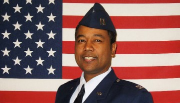 Dr. Ivan Edwards, a Ugandan, is a Major in the US Air Force, Serving as a Flight surgeon