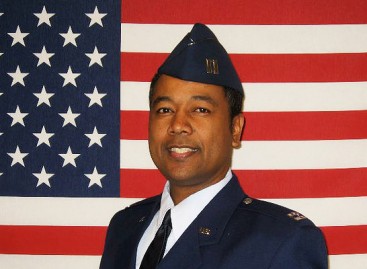 Dr. Ivan Edwards, a Ugandan, is a Major in the US Air Force, Serving as a Flight surgeon