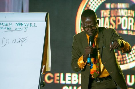 Comedian Teacher Mpamire will be returning this year to the Diaspora Gala