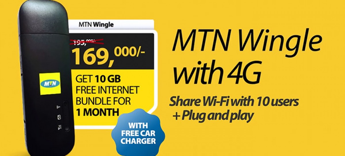 MTN,  2016 Diaspora Gala Event Sponsor ~ Get the MTN Wingle with 4G at the Gala on Dec 30th